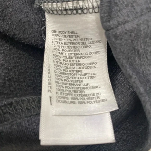 The North Face Men's Medium Gray Hoodie Graphic Logo Print Drawstrings Pullover - Picture 7 of 11